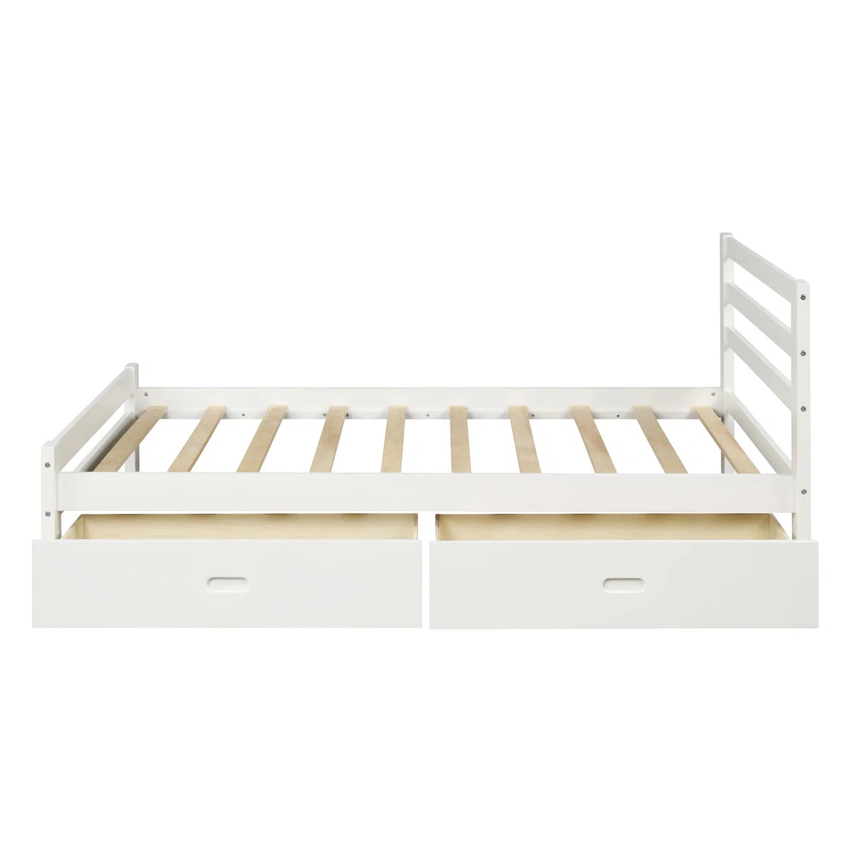 Aniko Low Profile Storage Platform Bed with 2 Drawers and Headboard