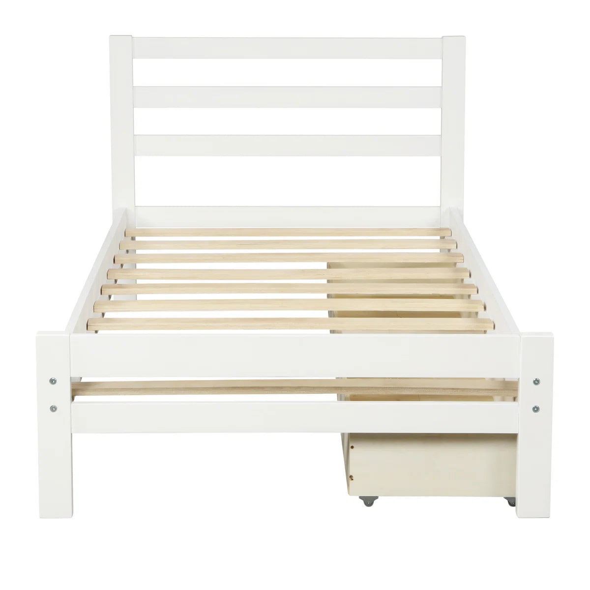Aniko Low Profile Storage Platform Bed with 2 Drawers and Headboard