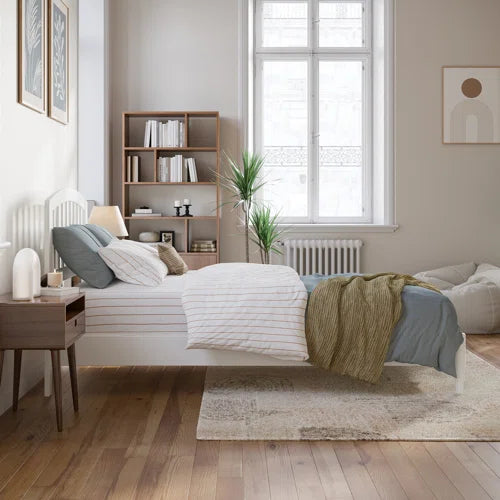 Audriel Solid Wood Low Profile Platform Bed