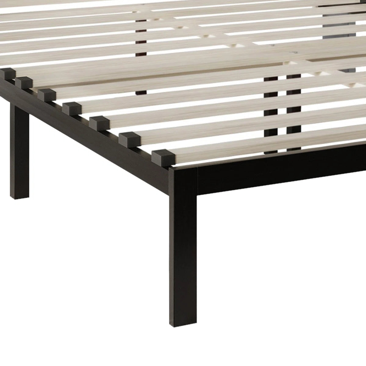Jayquin Vegan Leather Scalloped Bed