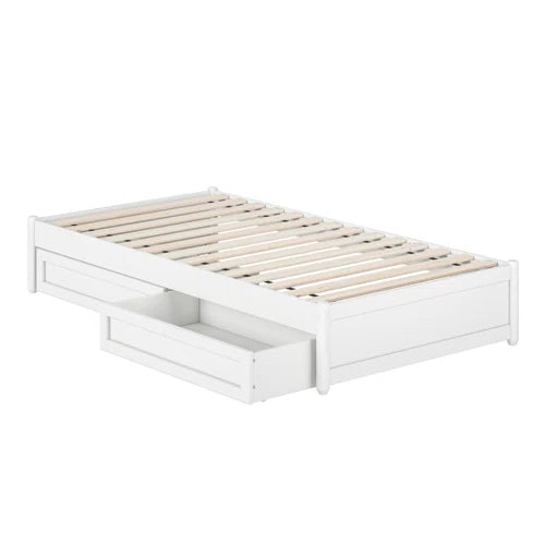 Lamariah Solid Wood Open-Frame Storage Bed