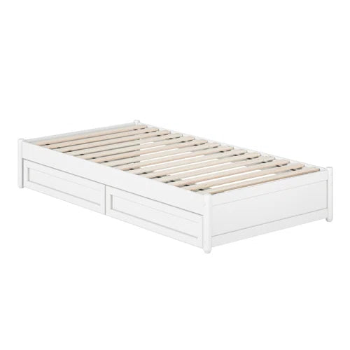 Lamariah Solid Wood Open-Frame Storage Bed