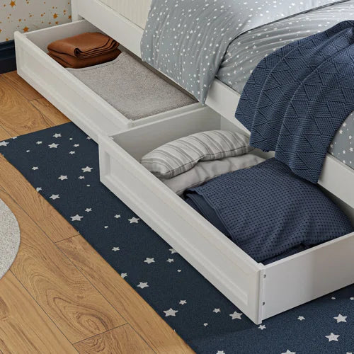 Lamariah Solid Wood Open-Frame Storage Bed