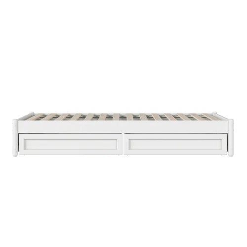 Lamariah Solid Wood Open-Frame Storage Bed