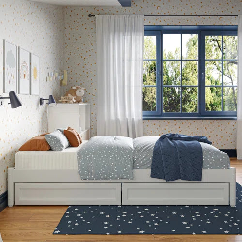Lamariah Solid Wood Open-Frame Storage Bed